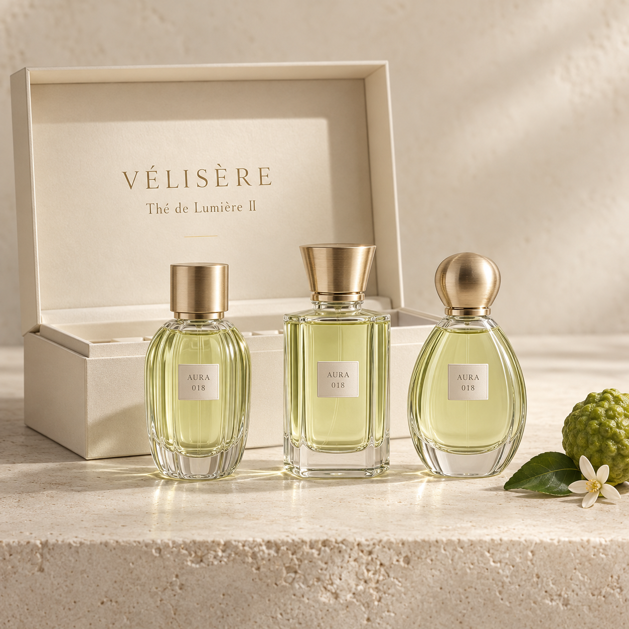 VÉLISÈRE Thé de Lumière II — 3 × 15 мл, демонстрационный флакон