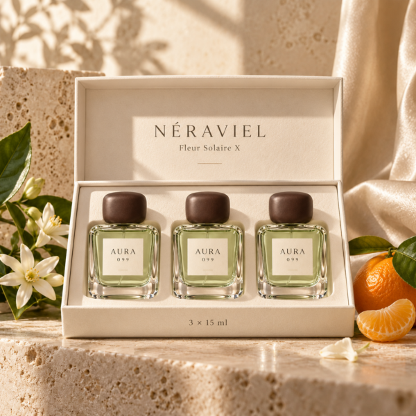 NÉRAVIEL Fleur Solaire X — 3 × 15 мл, AURA-0099